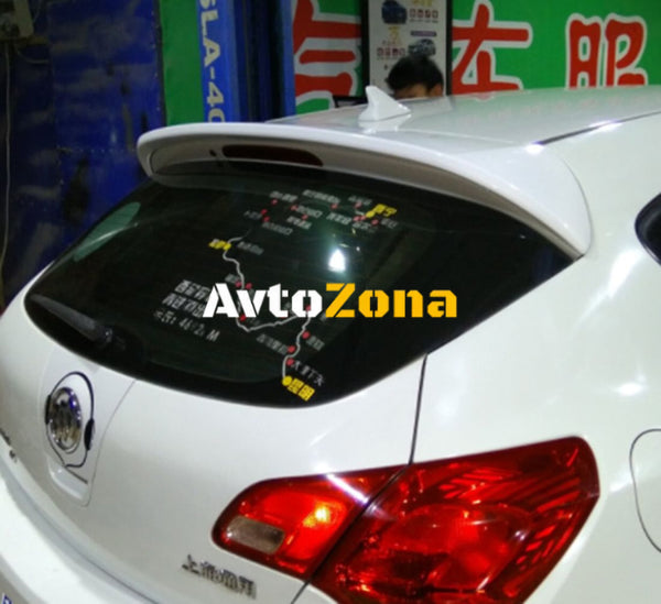 Спойлер антикрило за Opel Astra J (2009 + ) - черен гланц - Avtozona