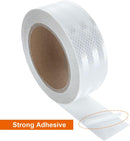 Светлоотразителна рефлекторна самозалепваща се лента фолио с висока фотометрична мощност 45,7 m x 5,5 cm бяла - Avtozona