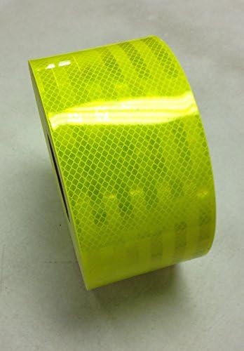 Светлоотразителна рефлекторна самозалепваща се лента фолио с висока фотометрична мощност 5 m x 5 cm зелена - Avtozona