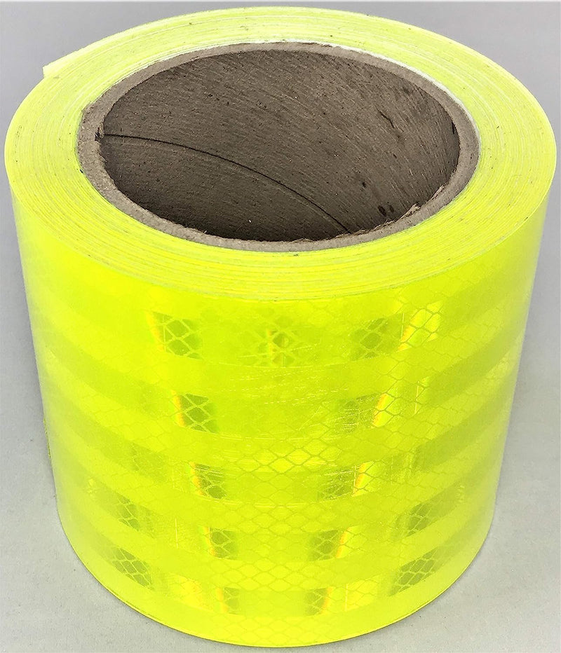 Светлоотразителна рефлекторна самозалепваща се лента фолио с висока фотометрична мощност 5 m x 5 cm зелена - Avtozona