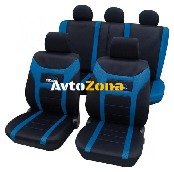 Тапицерии за седалки Petex ’Super Speed’ - Син цвят - Avtozona