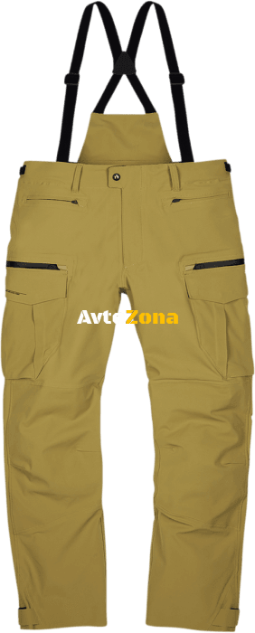 Текстилен мото панталон ICON STORMHAWK WP OVERPANT - TAN - Avtozona