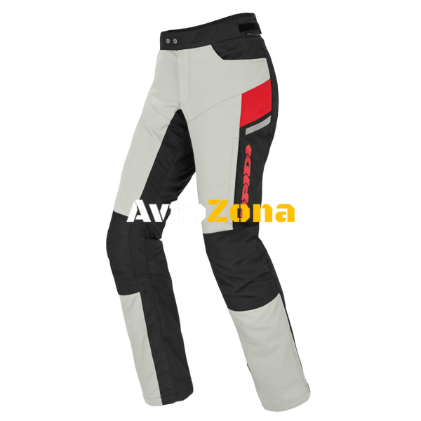 Текстилен мото панталони SPIDI VOYAGER H2Out Ice/Red - Avtozona
