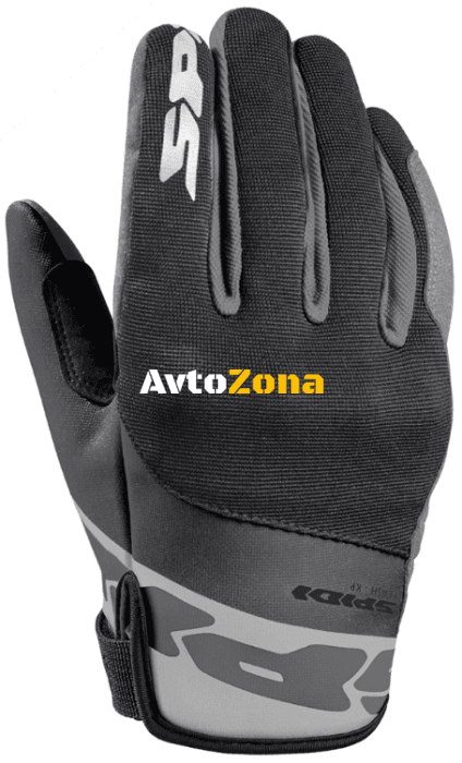 Текстилни мото ръкавици SPIDI Flash-KP Tex Black/Grey - Avtozona