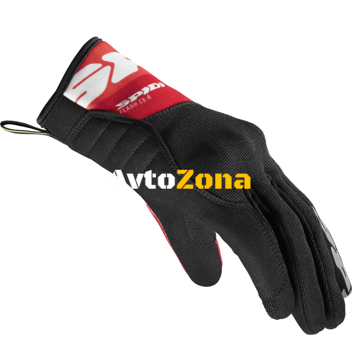 Текстилни мото ръкавици SPIDI Flash-KP Tex Black/Red - Avtozona