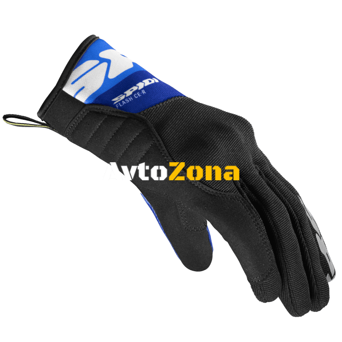 Текстилни мото ръкавици SPIDI Flash-KP Tex White/Blue - Avtozona