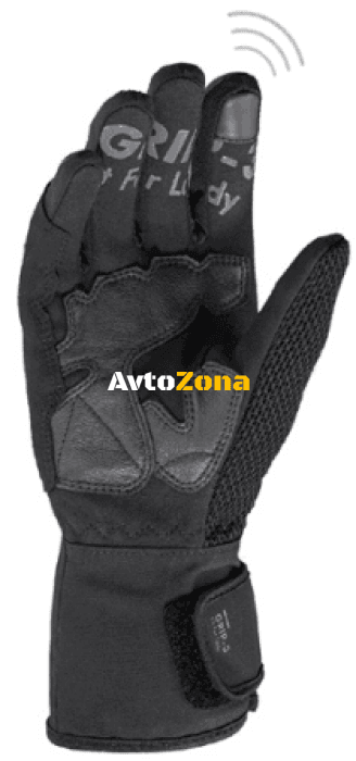 Текстилни мото ръкавици SPIDI GRIP 3 H2OUT Black - Avtozona