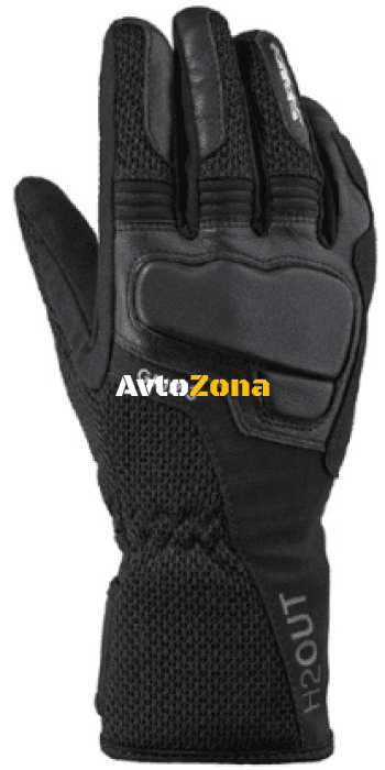 Текстилни мото ръкавици SPIDI GRIP 3 H2OUT Black - Avtozona