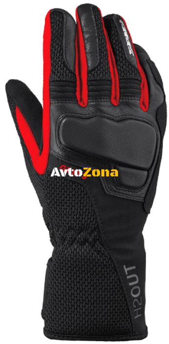 Текстилни мото ръкавици SPIDI GRIP 3 H2OUT Red - Avtozona