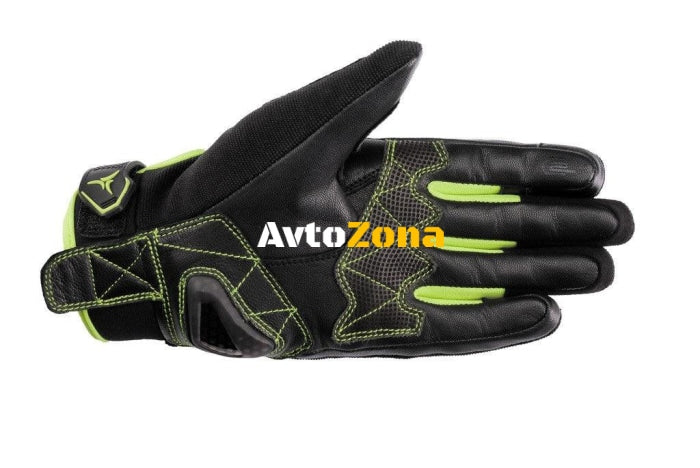 Текстилни ръкавици SECA X-STRETCH BLACK/FLUO - Avtozona