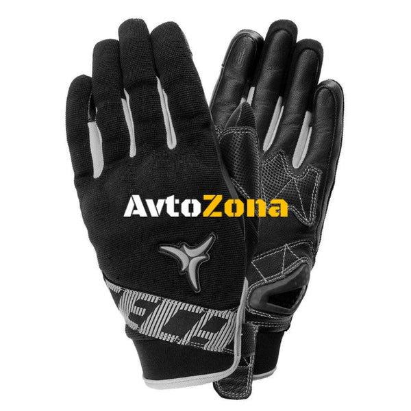 Текстилни ръкавици SECA X-STRETCH BLACK/TITANIUM - Avtozona