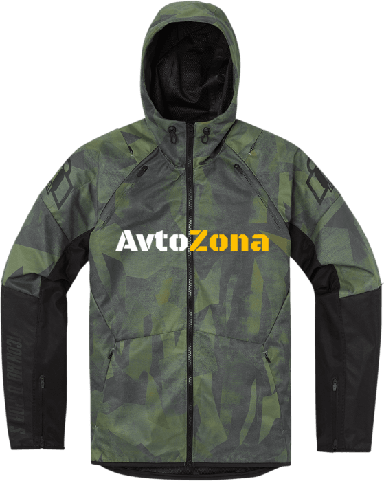 Текстилно мото яке ICON AIRFORM BATTLESCAR - GREEN - Avtozona