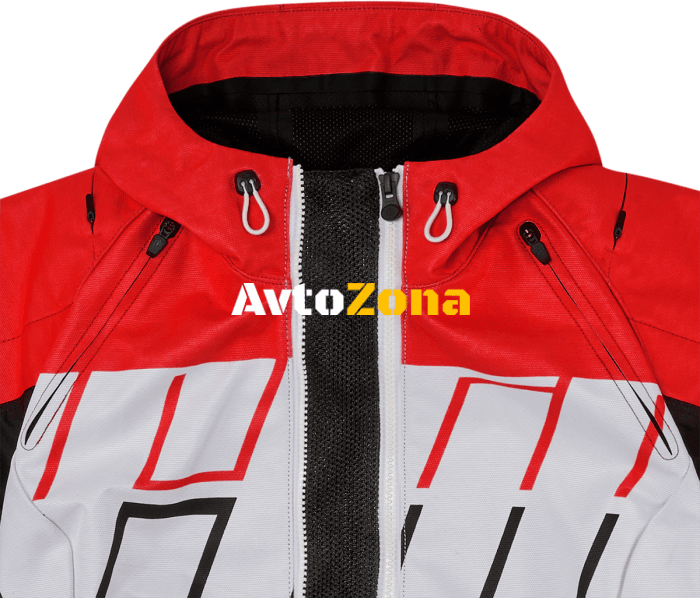 Текстилно мото яке ICON AIRFORM RETRO RED - Avtozona