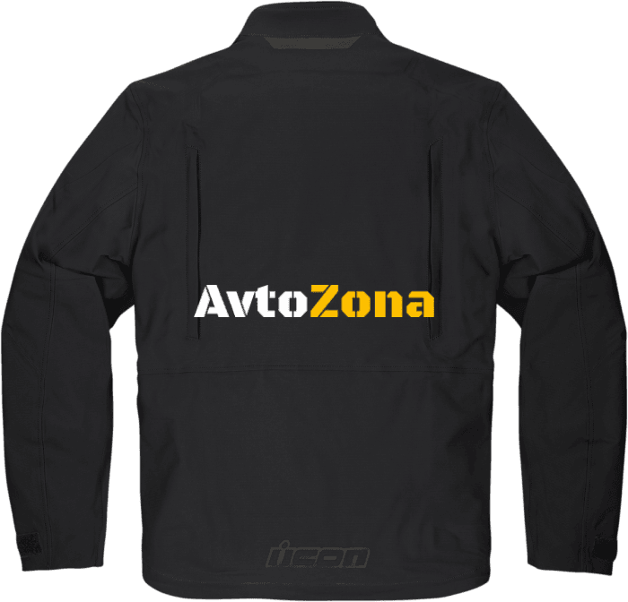 Текстилно мото яке ICON STORMHAWK WP - BLACK - Avtozona
