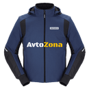 Текстилно мото яке SPIDI Hoodie Armor H2Out Black/Blue - Avtozona
