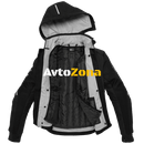 Текстилно мото яке SPIDI Hoodie Armor H2Out Black/White - Avtozona