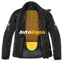 Текстилно мото яке SPIDI Outlander H2Out Dark green/Black - Avtozona