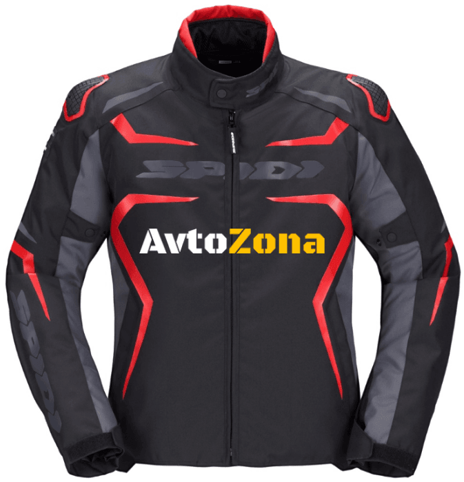 Текстилно мото яке SPIDI RACE-EVO H2OUT Black/Red - Avtozona