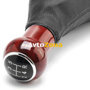 Tопка Скоростен Лост С Маншон Кафява Махагон Кожен Кожух Фолксваген Пасат Volkswagen VW Passat B5 B5.5 98-04 5 скорости - Avtozona