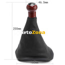 Tопка Скоростен Лост С Маншон Кафява Махагон Кожен Кожух Фолксваген Пасат Volkswagen VW Passat B5 B5.5 98-04 5 скорости - Avtozona