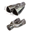 Двоен накрайник за ауспух – триъгълна форма