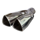 Двоен накрайник за ауспух – триъгълна форма