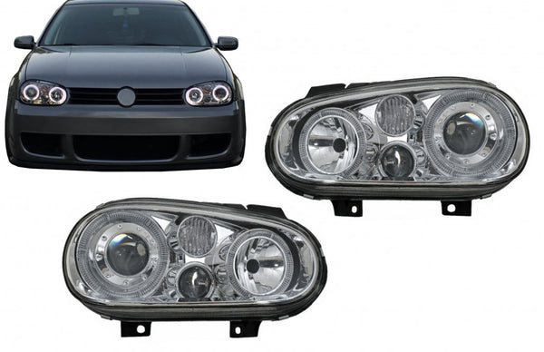 Тунинг Angel Eyes Фарове за VW Golf IV 09.1997-09.2003) - Avtozona