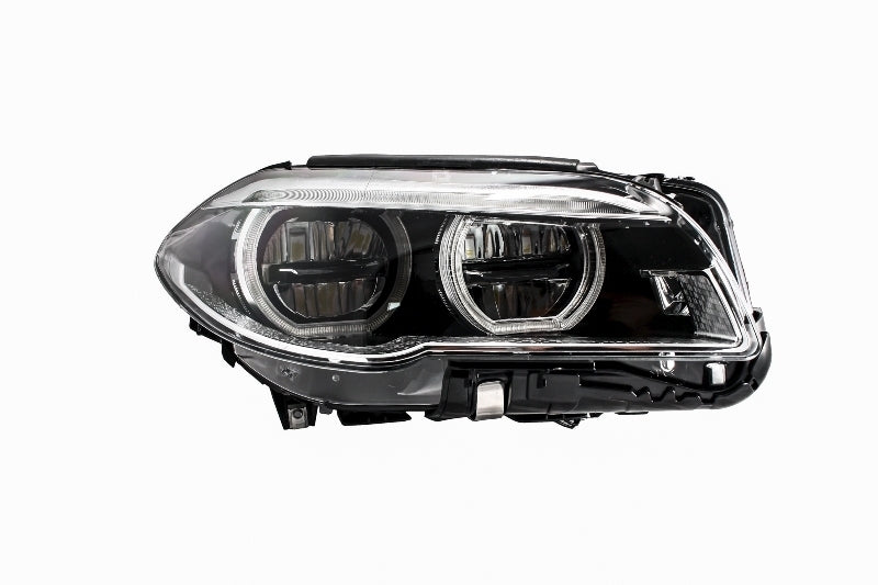 Тунинг Full LED Angel Eyes Фарове за BMW 5 Series F10 F11 LCI (2014-2017) - Avtozona