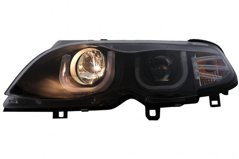 Тунинг LED Angel Eyes Фарове за BMW 3 Series E46 Facelift Limousine Touring (2001-2005) - Avtozona