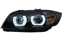 Тунинг U-LED 3D Xenon Фарове за BMW 3 Series E90 Limousine E91 Touring (03.2005-08.2008) - Avtozona