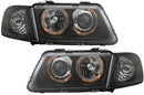 Тунинг Angel Eyes Black Фарове за Audi A3 8L (08.1996-08.2000) - Avtozona