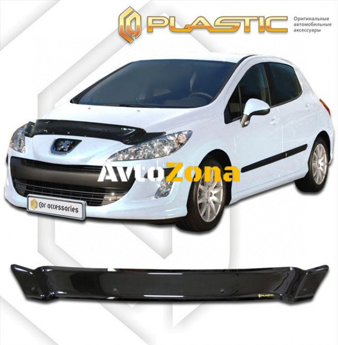 Дефлектор за преден капак за Peugeot 308 (2009-2011) - CA Plast - Avtozona