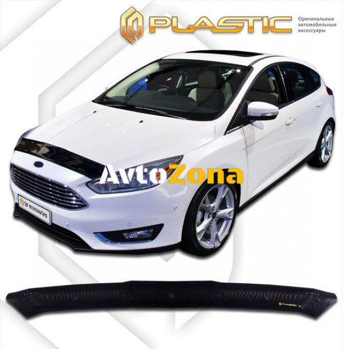 Дефлектор за преден капак за Ford Focus 3 Hatchback (2015 + ) - CA Plast - Avtozona