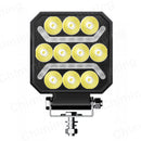 Универсална мощна LED ЛЕД диодна лампа халоген бяла светлина + червен