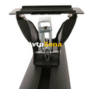 УНИВЕРСАЛНИ АЛУМИНИЕВИ НАПРЕЧНИ ГРЕДИ ЗА ТАВАН НА КОЛА БЕЗ РЕЙКИ - 135СМ С КЛЮЧ - ЧЕРЕН МАТ - Avtozona