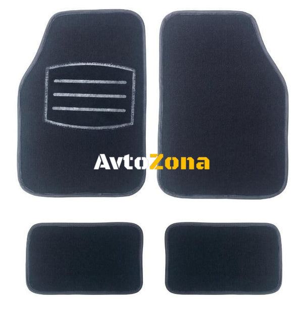 Универсални текстилни стелки за кола автомобил джип бус комплект 4бр. - НОВИ - Avtozona