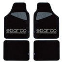 Универсални мокетни стелки Sparco SPC1902A черно-сиви 4 части - Avtozona