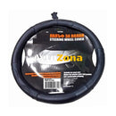 Калъф за волан - Черен с релефен дизайн 40см - Avtozona