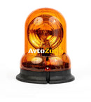 Въртяща Сигнална Аварийна Оранжева Лампа Маяк с Крушка 24V Ø 148mm - Avtozona