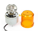 Въртяща Сигнална Аварийна Оранжева Лампа Маяк с Крушка 24V Ø 84.4mm - Avtozona