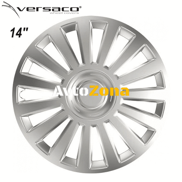 14’’ Тасове за джанти Versaco Luxury Silver - 4бр. в к-т - Avtozona