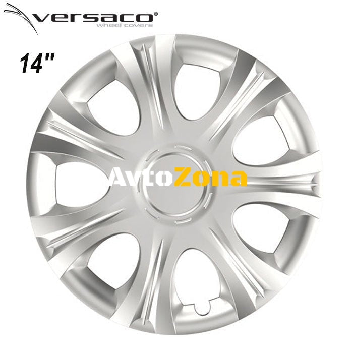 14’’ Тасове за джанти Versaco Impulse Silver - 4бр. в к-т - Avtozona