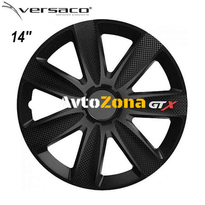 14’’ Тасове за джанти Versaco Carbon GTX - Black - 4бр. в к-т - Avtozona