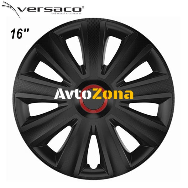 16’’ Тасове за джанти Versaco Carbon Aviator - RR Black - 4бр. в к-т - Avtozona