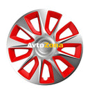 16’’ Тасове за джанти Versaco Stratos Silver / Red - 4бр. в к-т - Avtozona