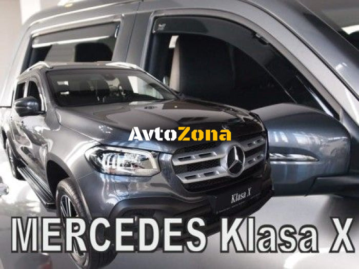 ВЕТРОБРАНИ ЗА MERCEDES X-CLASS (2017-2020) - 4БР. ПРЕДНИ И ЗАДНИ - Avtozona