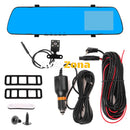 Видеорегистратор DVR 1080 FULL HD с 4’’ LCD дисплей в огледалото и камера за задно виждане и запис - Avtozona