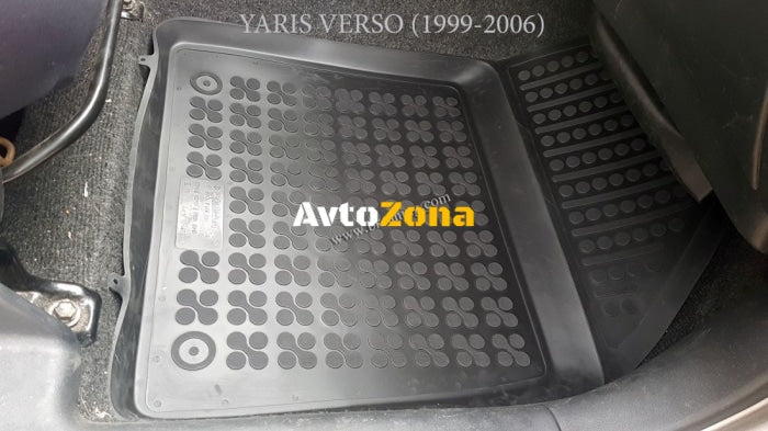 Гумени стелки за Toyota Verso S (2010 + ) / Yaris Verso (1999-2006) - тип леген - Avtozona