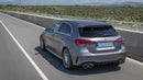Заден дифузьор за Mercedes A-Class W177 Hatchback (2018+) с хромирани накрайници за гърнета - Avtozona