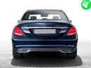 Заден дифузьор за Mercedes C-Class W205 S205 (2014-2018) с дизайн C63 Shadow Black за стандартна броня - Avtozona